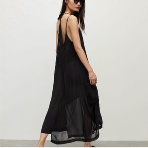 Areena Sleeveless Maxi Dress In Black